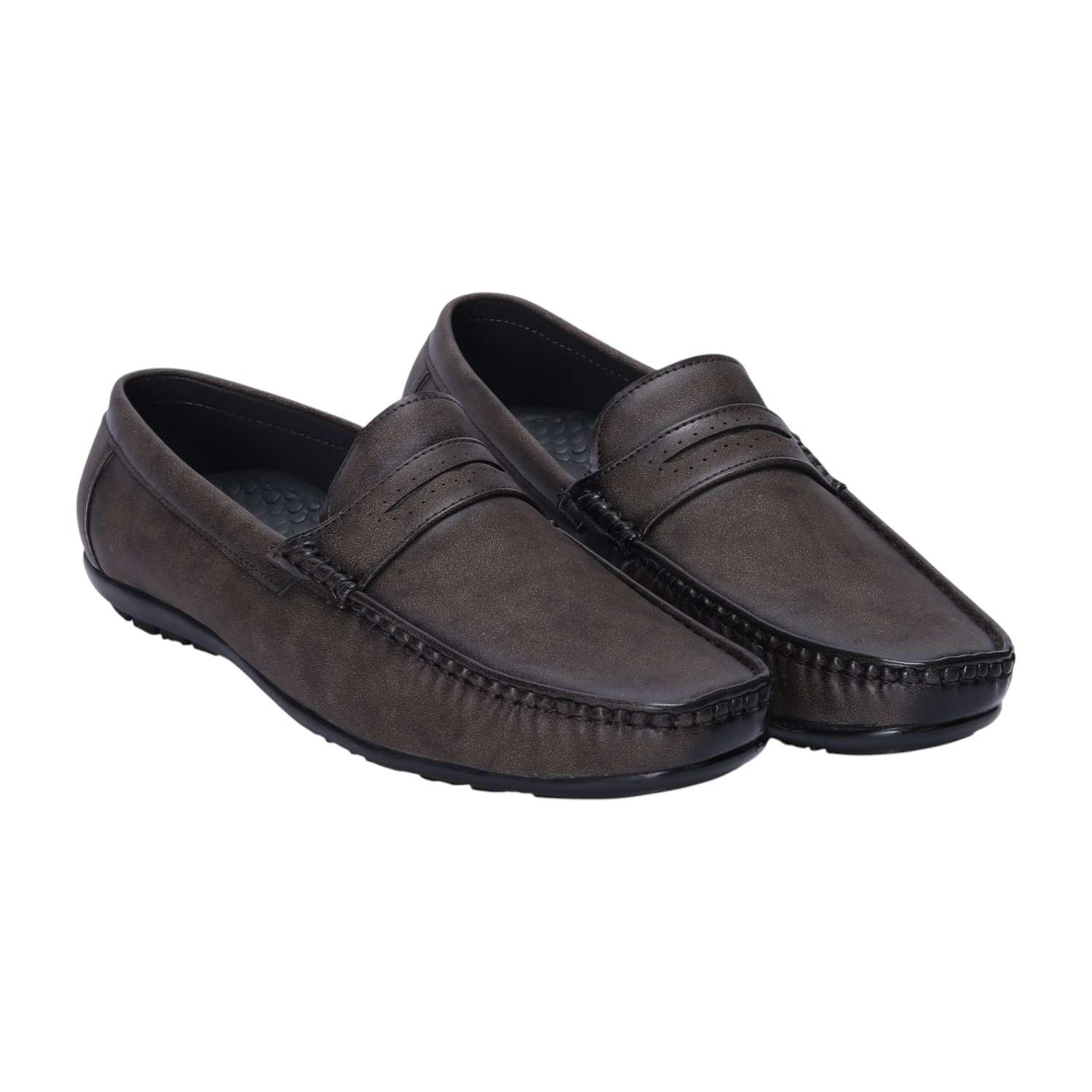 Men Brown Casual Slip-ons