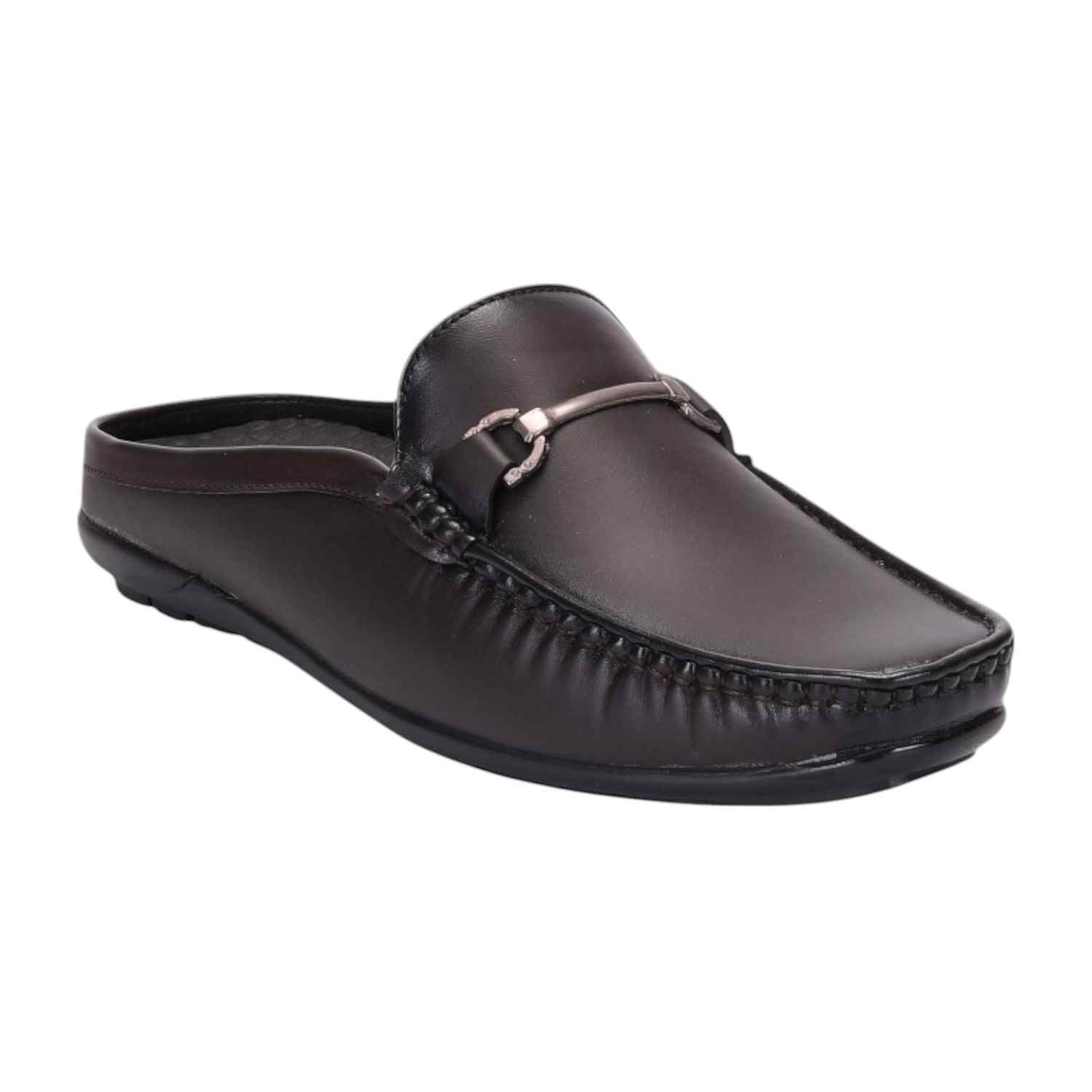 Men Brown Casual Mule