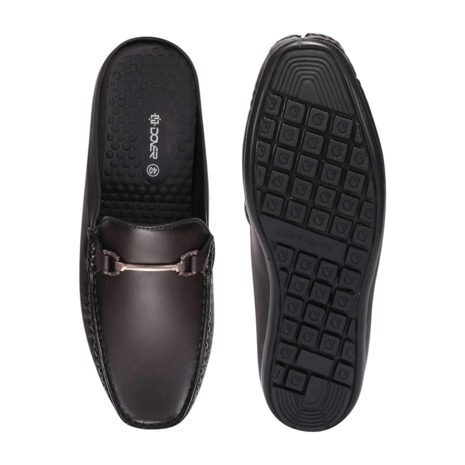 Men Brown Casual Mule