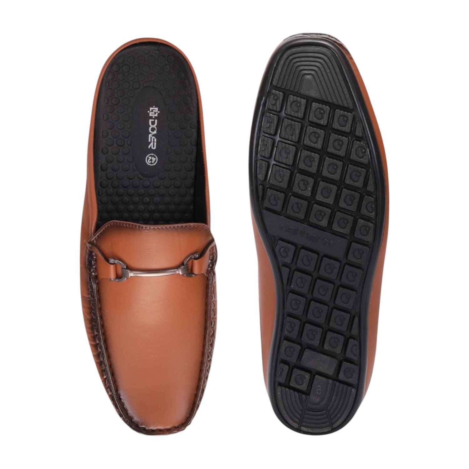 Men Tan Casual Mule