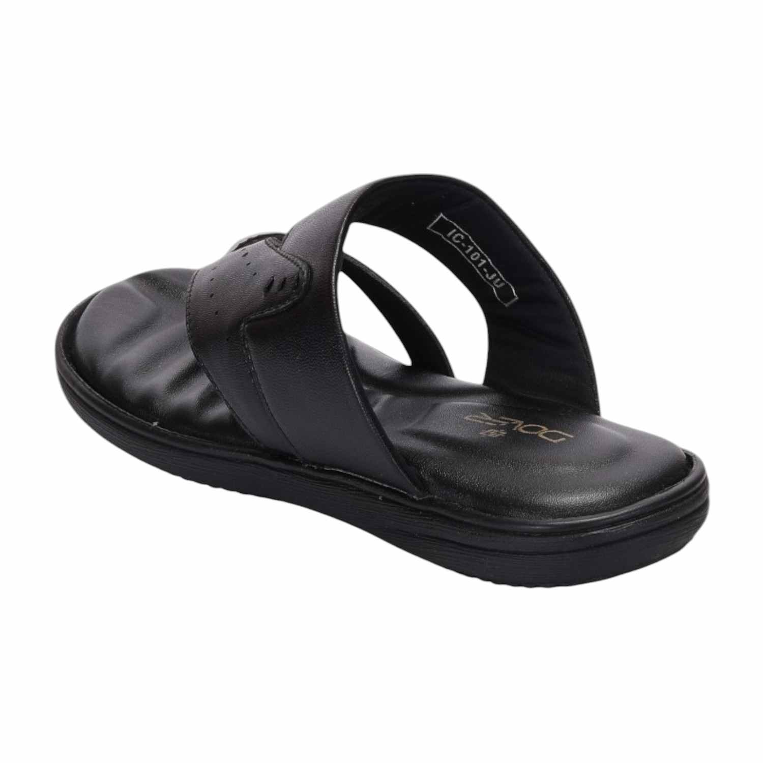 Men Black Comfort Thong