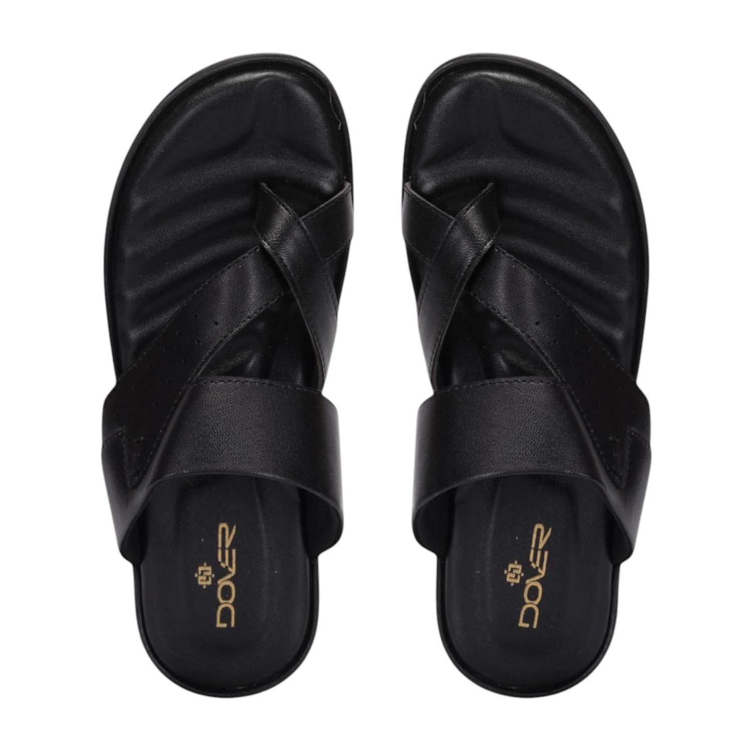 Men Black Comfort Thong