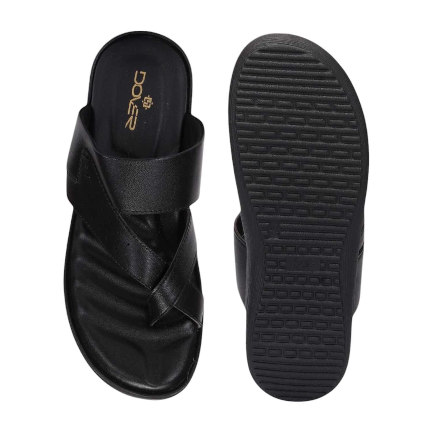 Men Black Comfort Thong