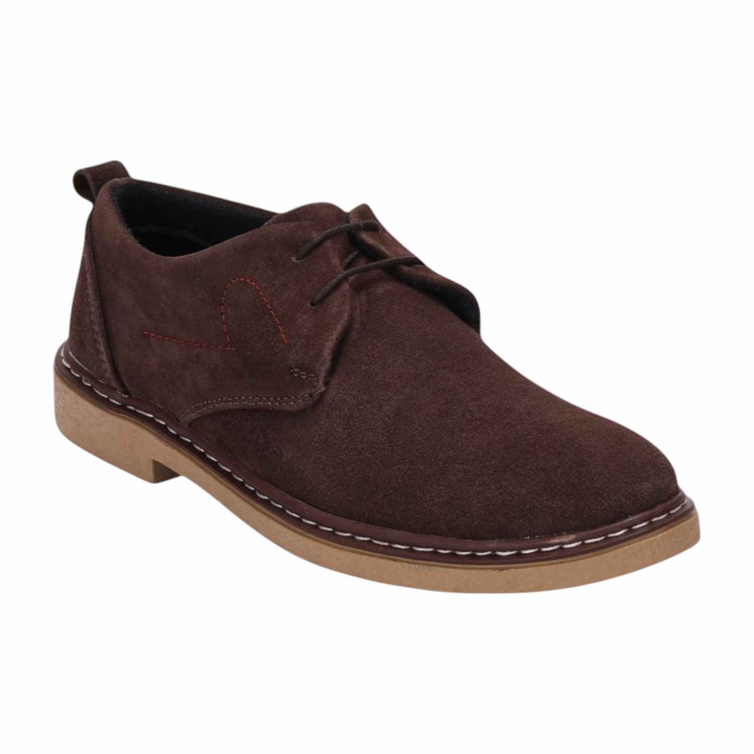 Men Brown Casual Shoes Lace Up Comfort