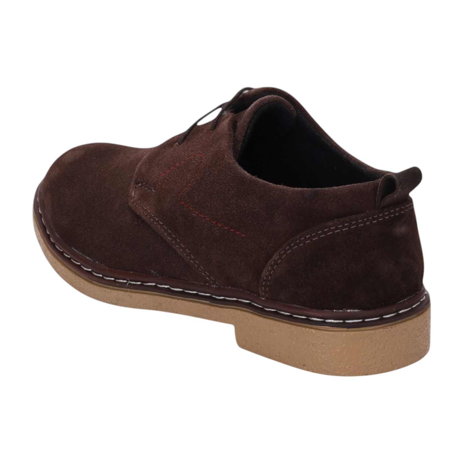 Men Brown Casual Shoes Lace Up Comfort