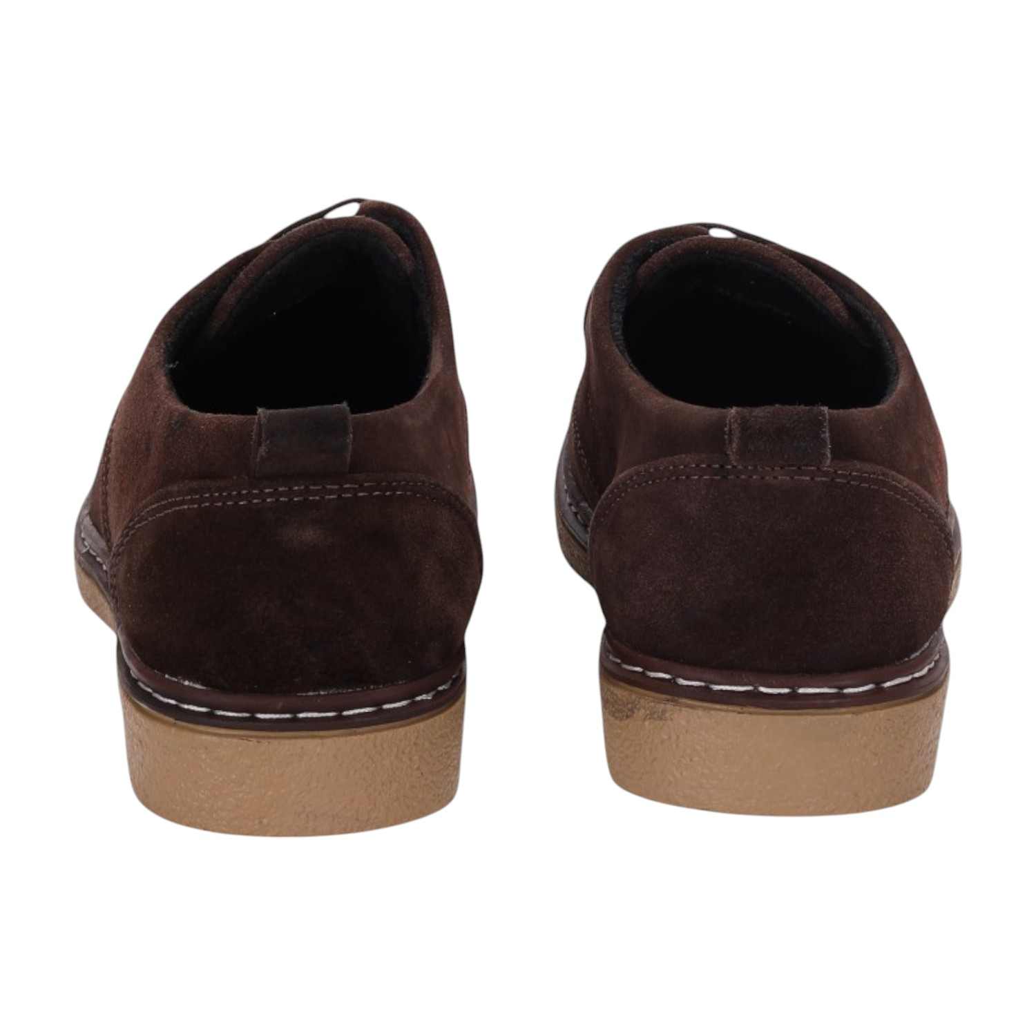 Men Brown Casual Shoes Lace Up Comfort