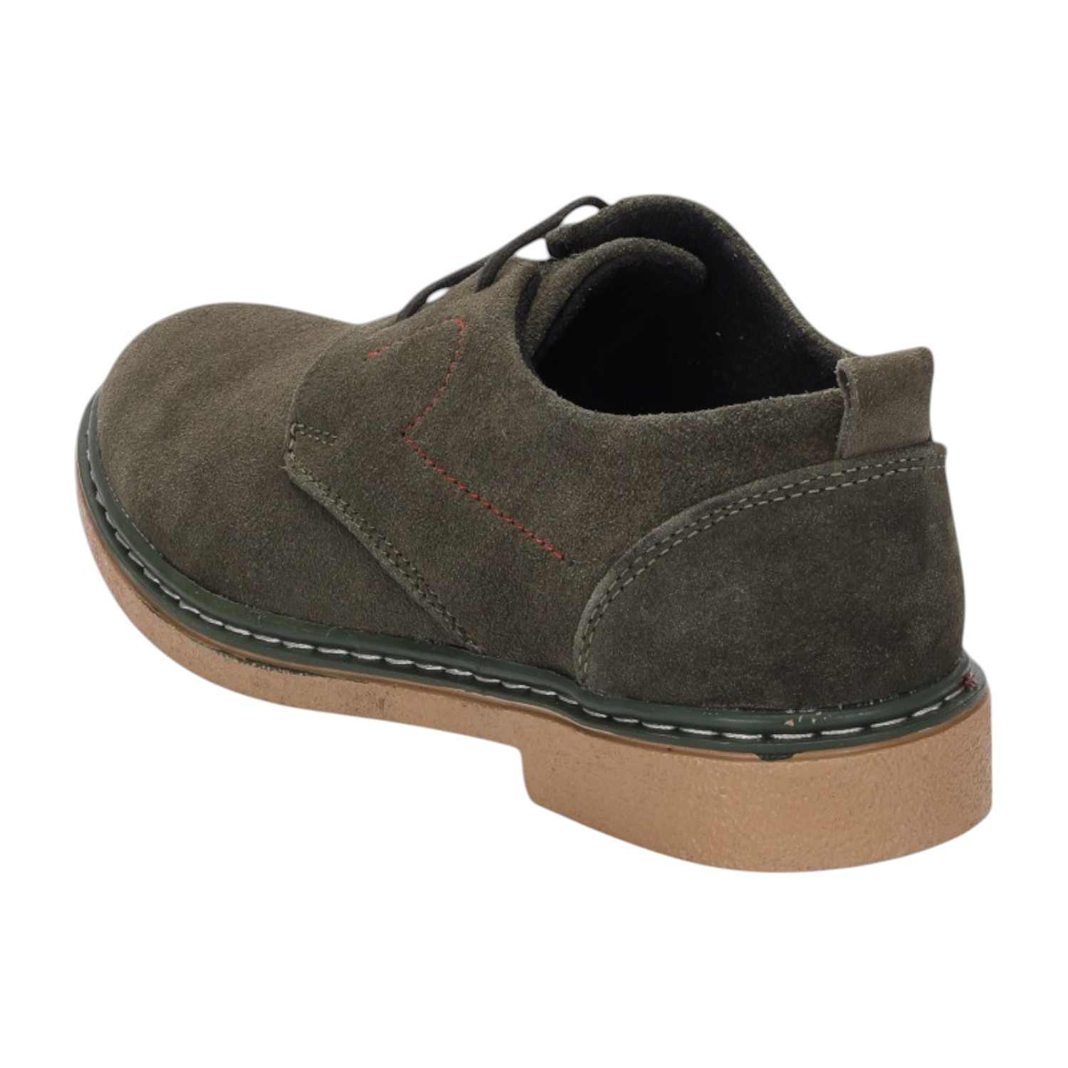 Men Olive Casual Shoes Lace Up Comfort