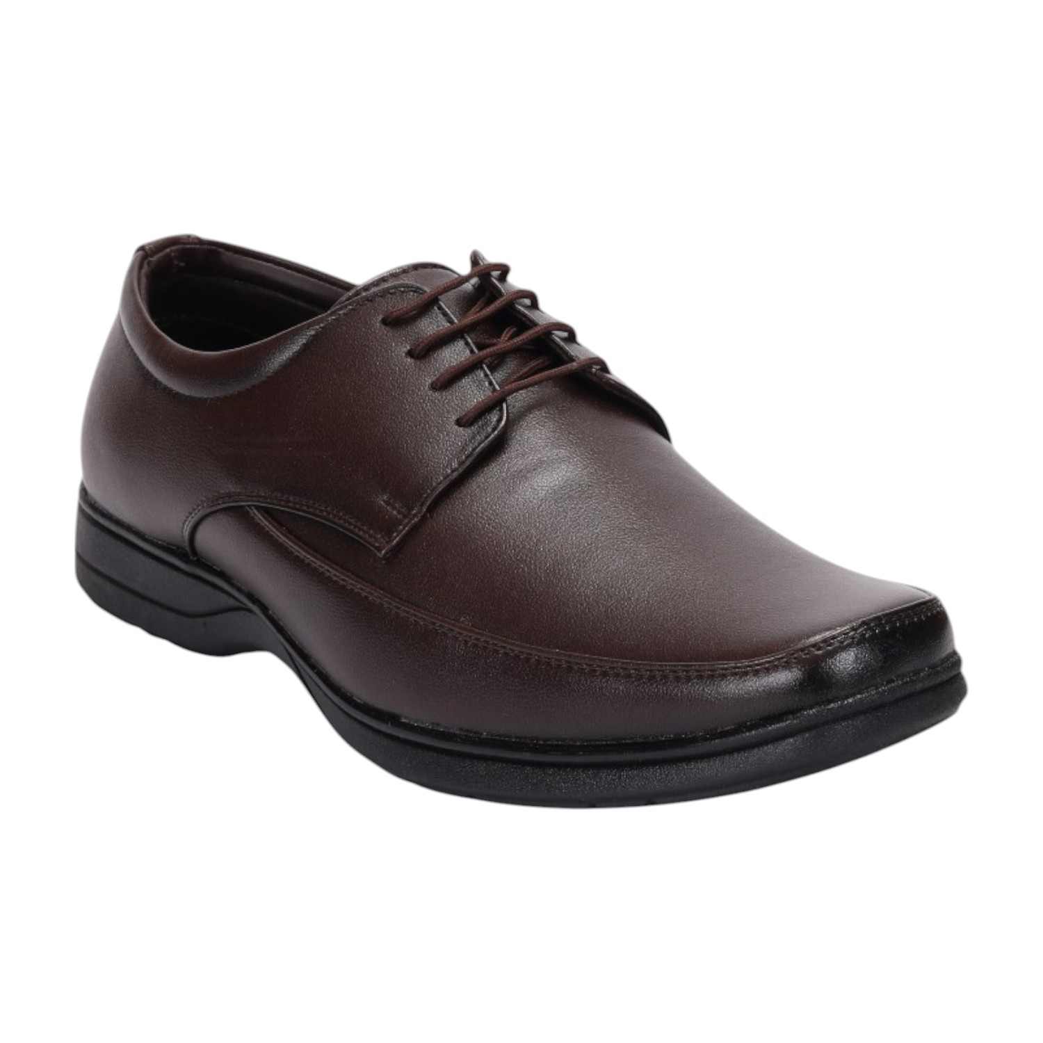 Men Bordo Formal Shoes Lace Up