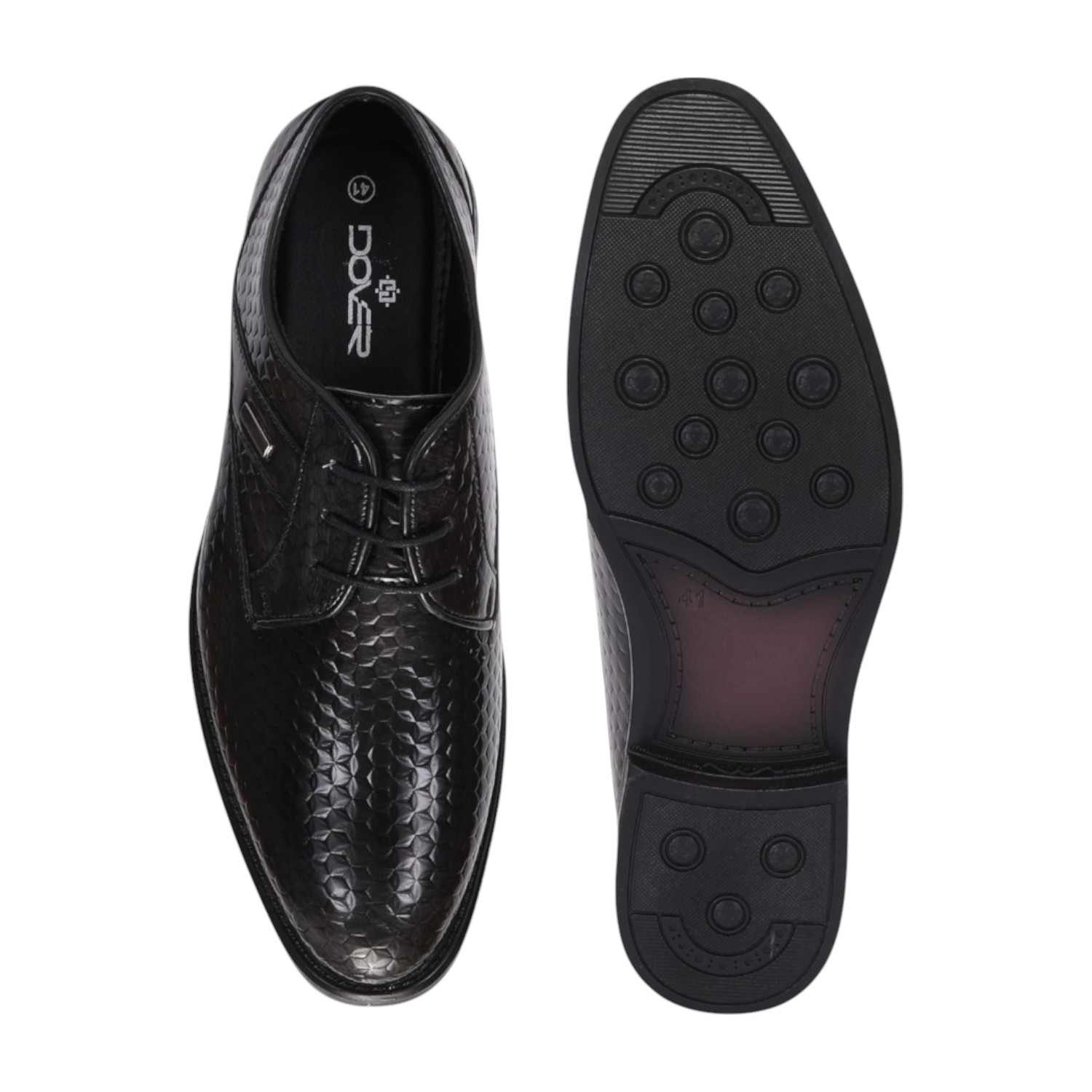 Men Black Formal Shoes Lace Up