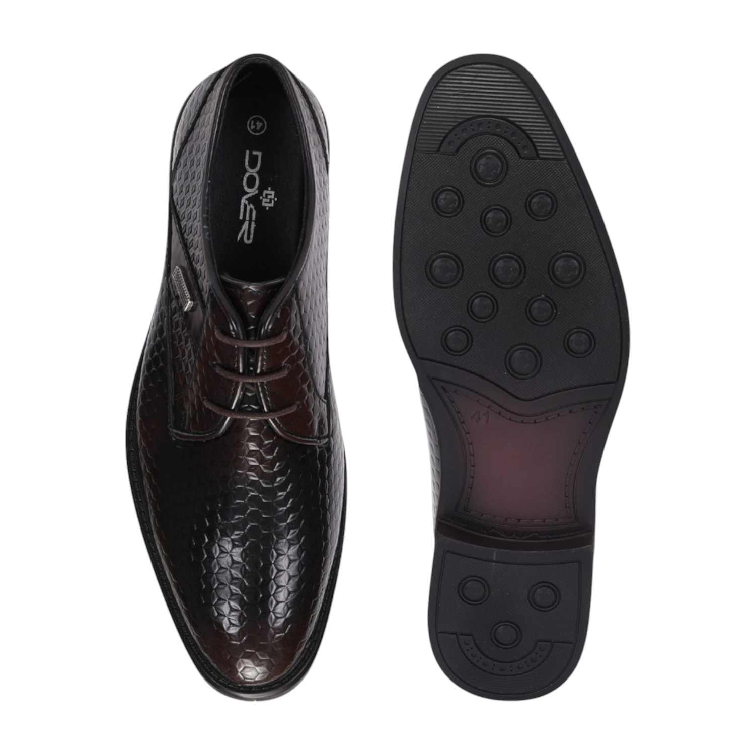 Men Brown Formal Shoes Lace Up