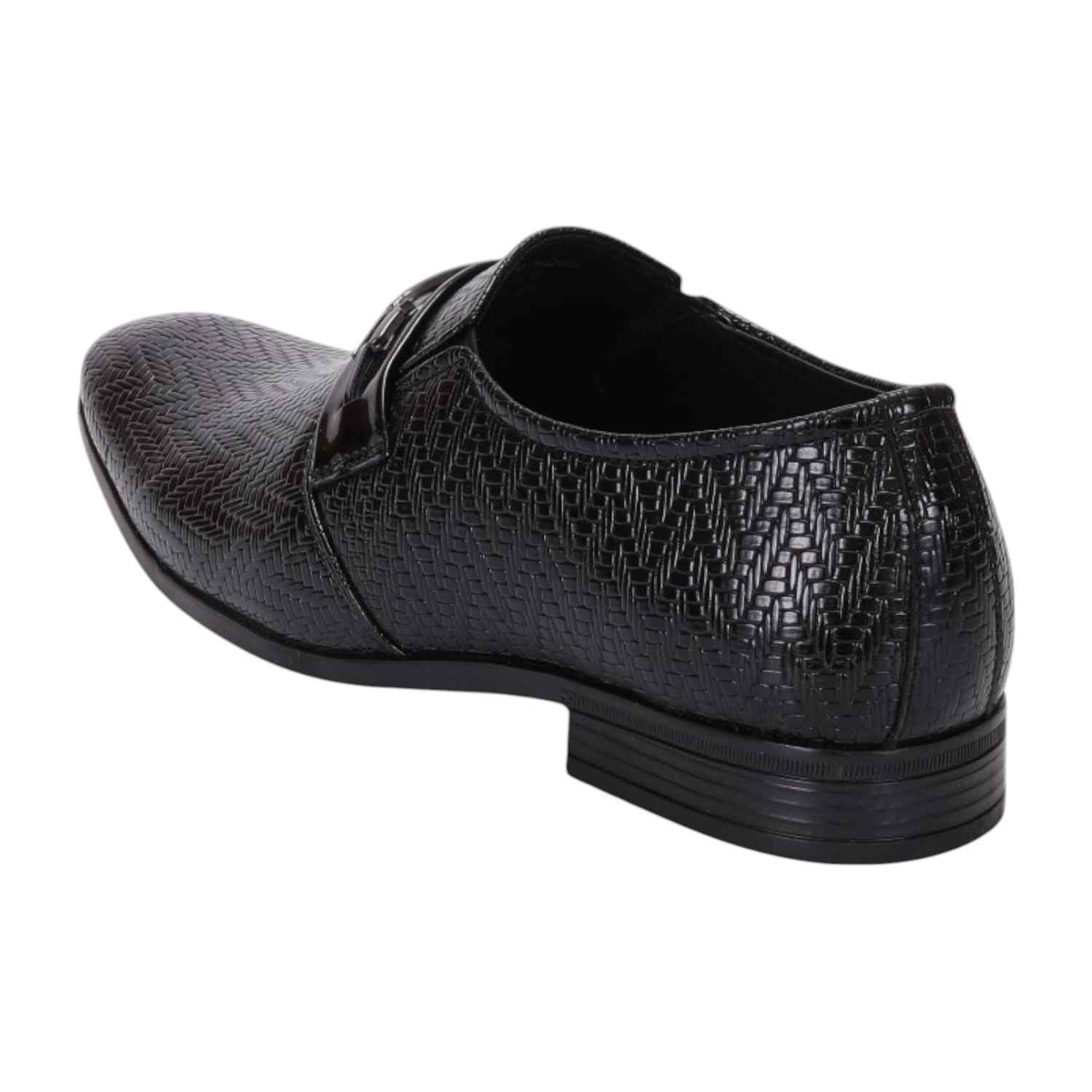 Men Black Formal Shoes Slip On