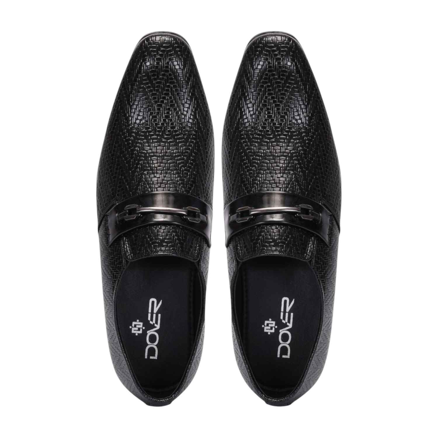 Men Black Formal Shoes Slip On