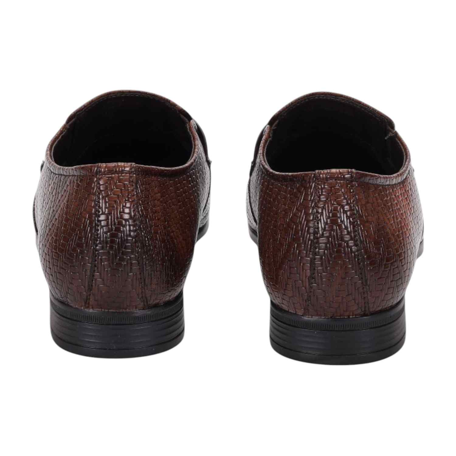 Men Brown Formal Shoes Slip On