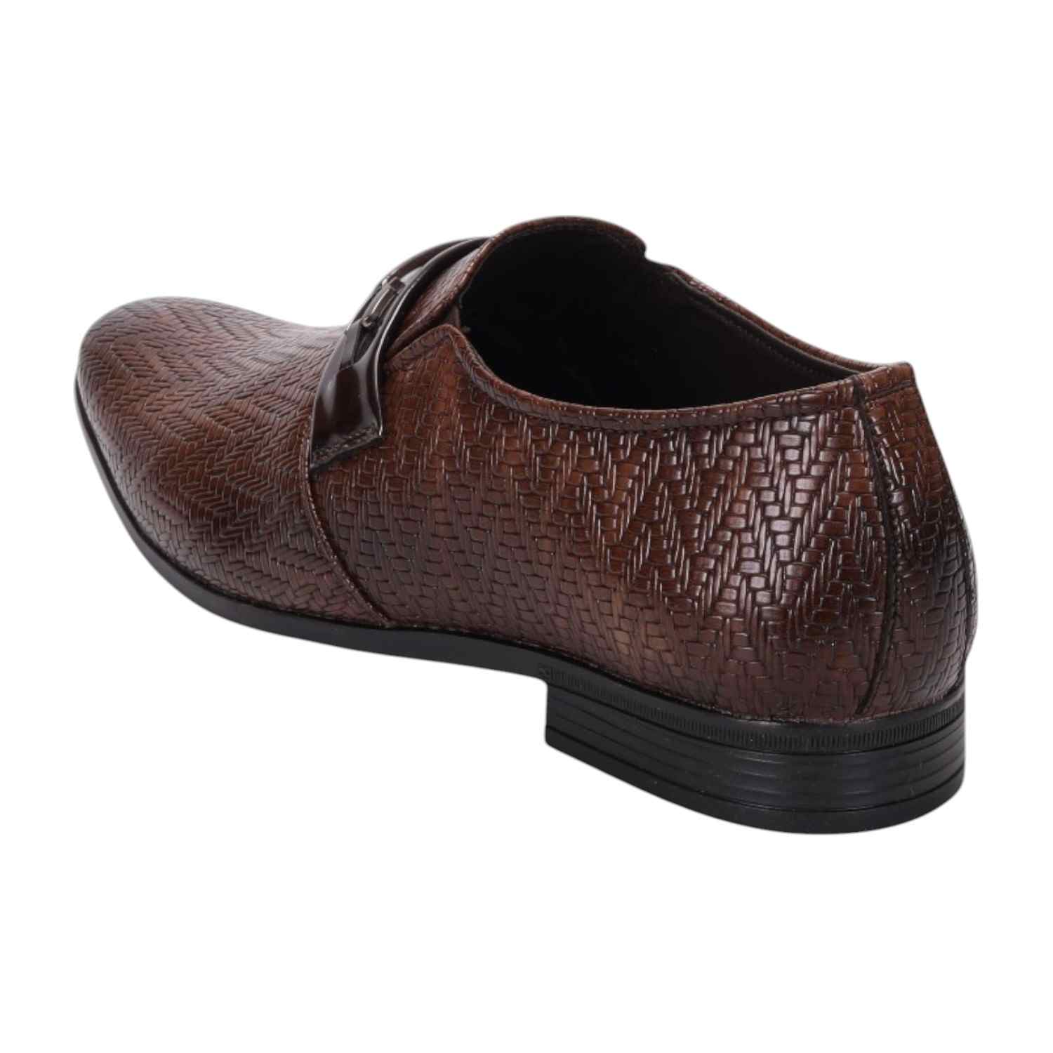Men Brown Formal Shoes Slip On