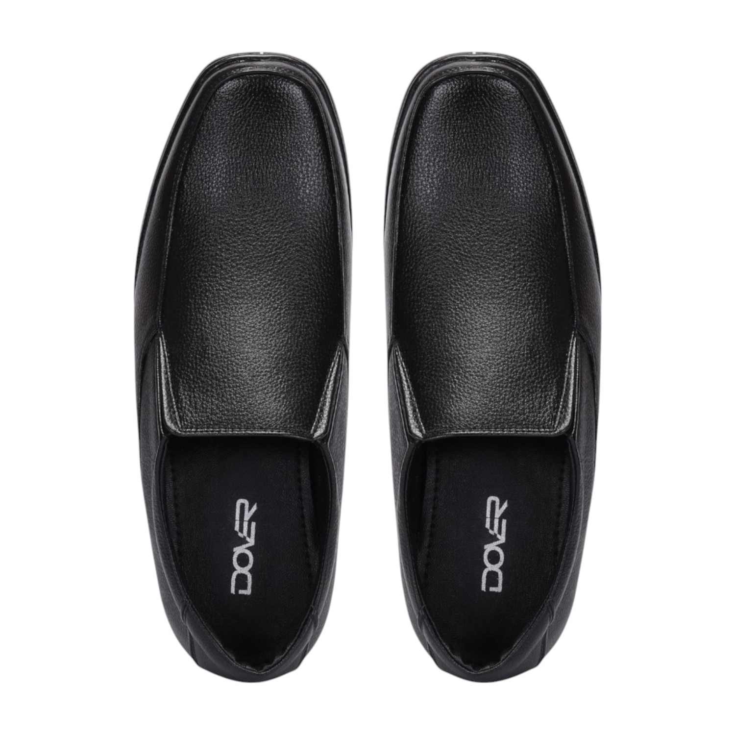 Men Black Formal Shoes Slip On