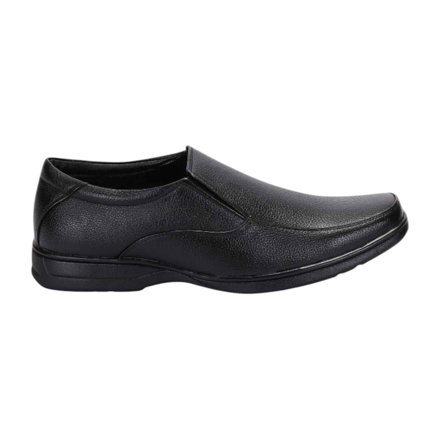 Men Black Formal Shoes Slip On