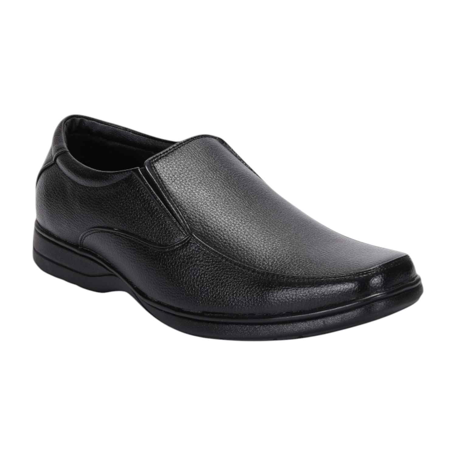 Men Black Formal Shoes Slip On