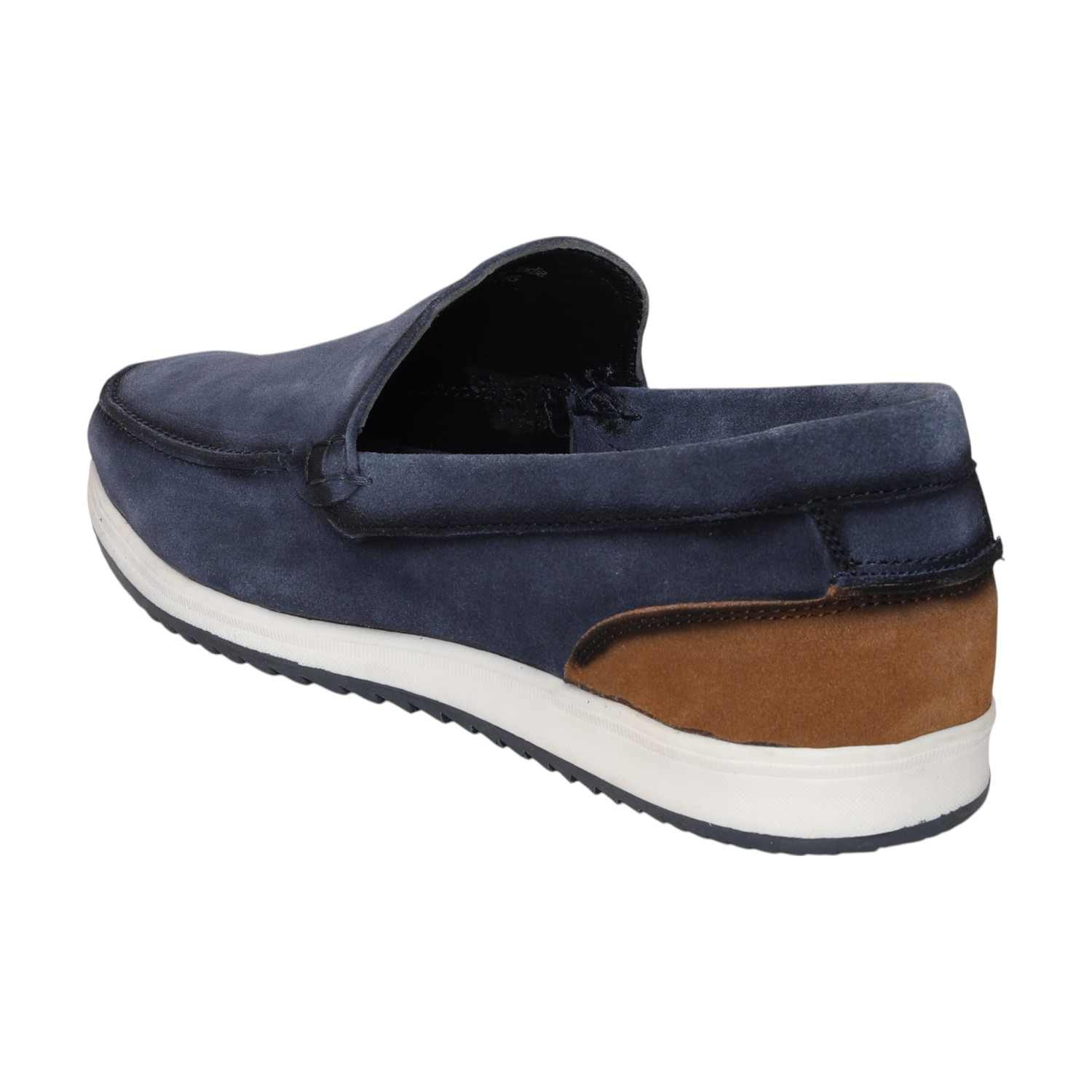 Men Blue Casual Shoes  Slip On