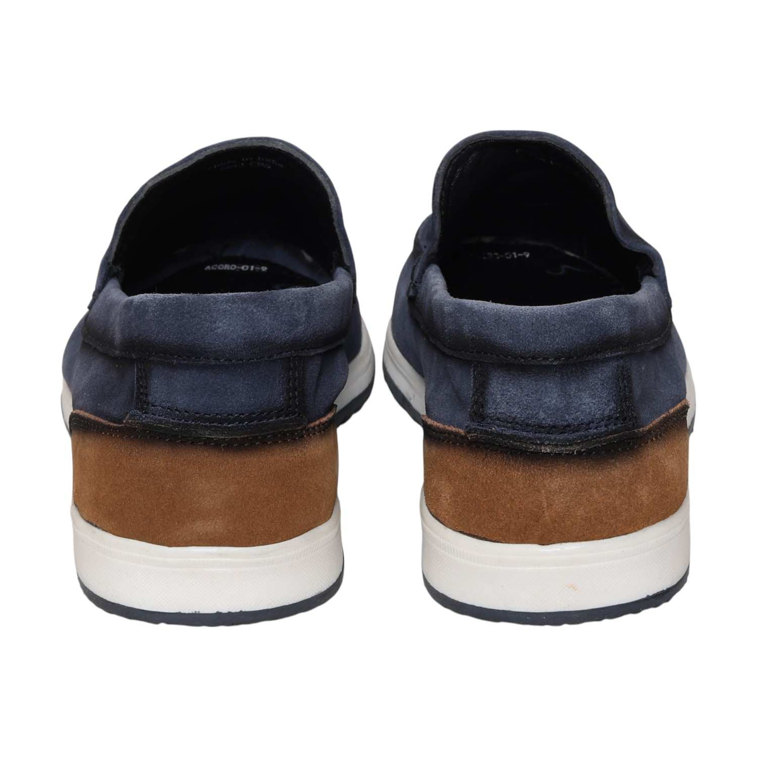 Men Blue Casual Shoes  Slip On