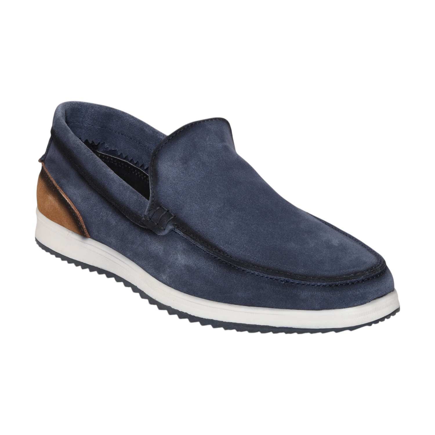 Men Blue Casual Shoes  Slip On