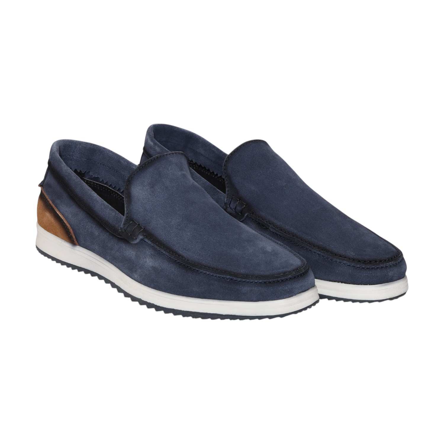 Men Blue Casual Shoes  Slip On