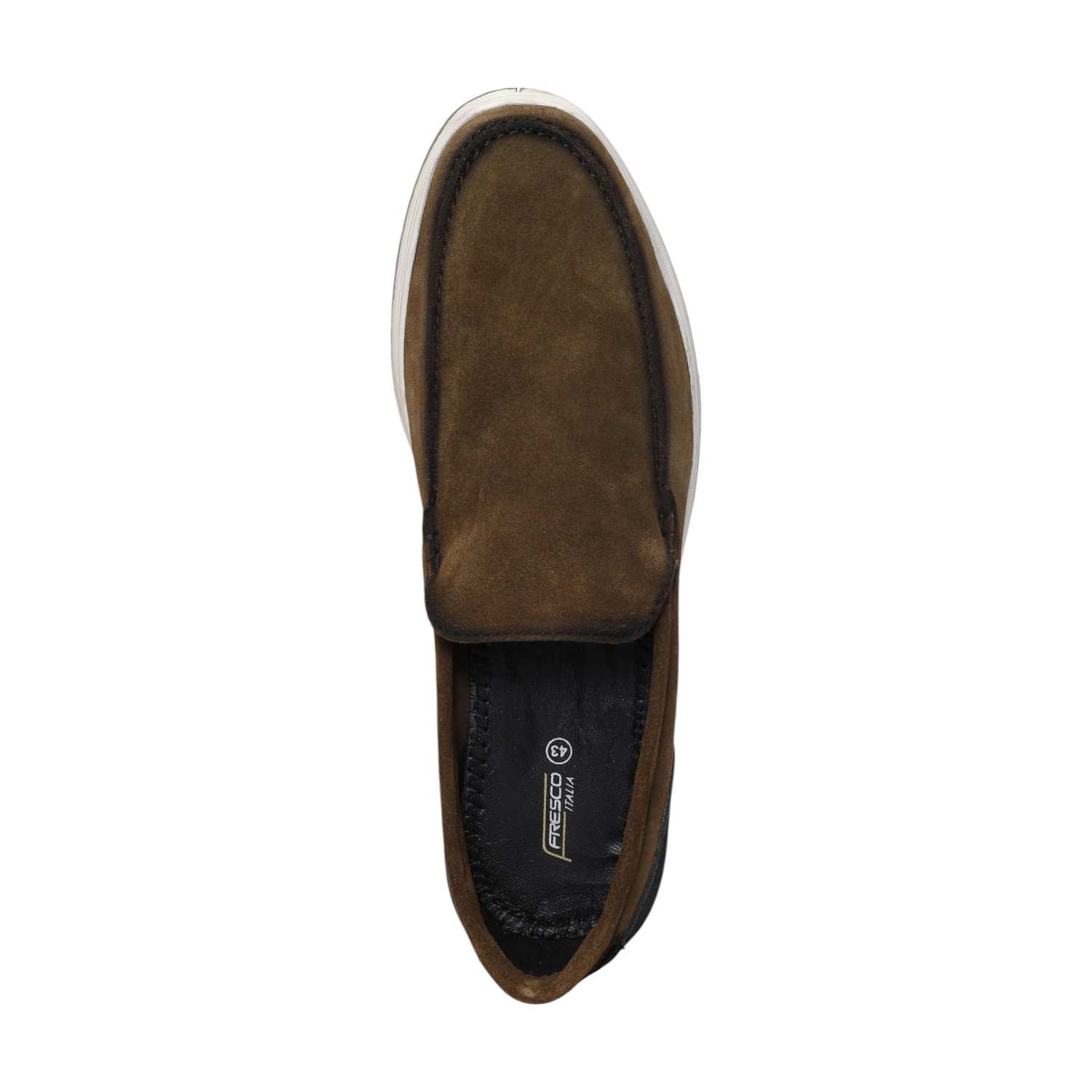 Men Olive Casual Shoes  Slip On