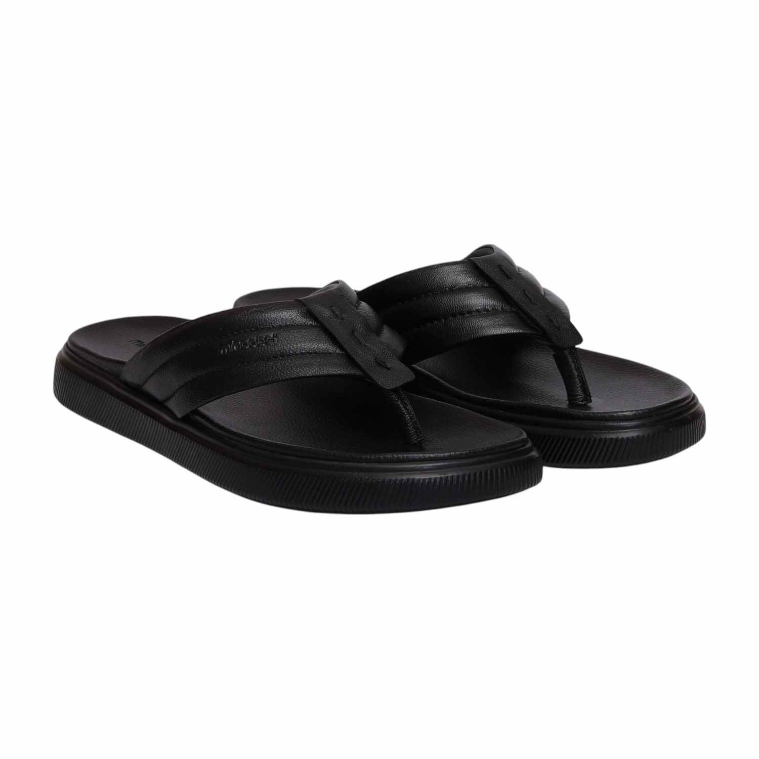 Men Black Thong Sandals – Sleek & Comfortable