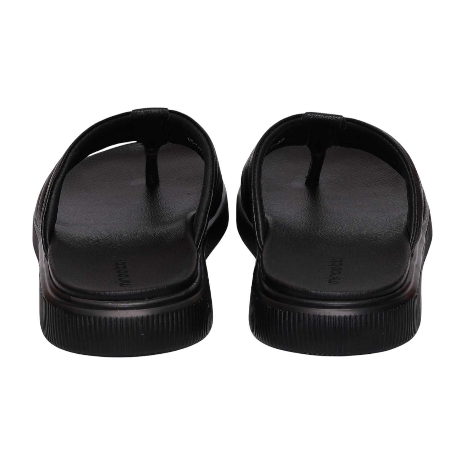 Men Black Thong Sandals – Sleek & Comfortable