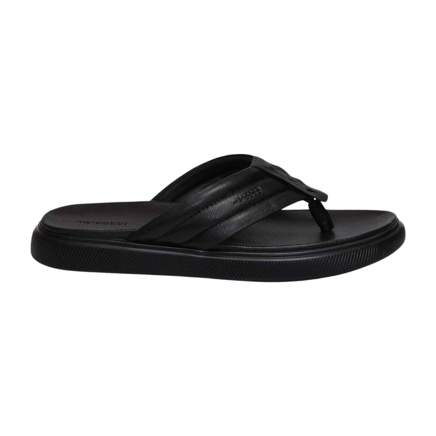 Men Black Thong Sandals – Sleek & Comfortable