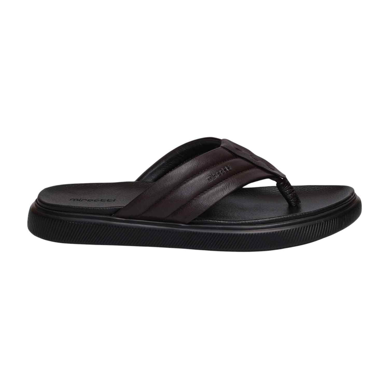 Men Brown Thong Sandals – Sleek & Comfortable