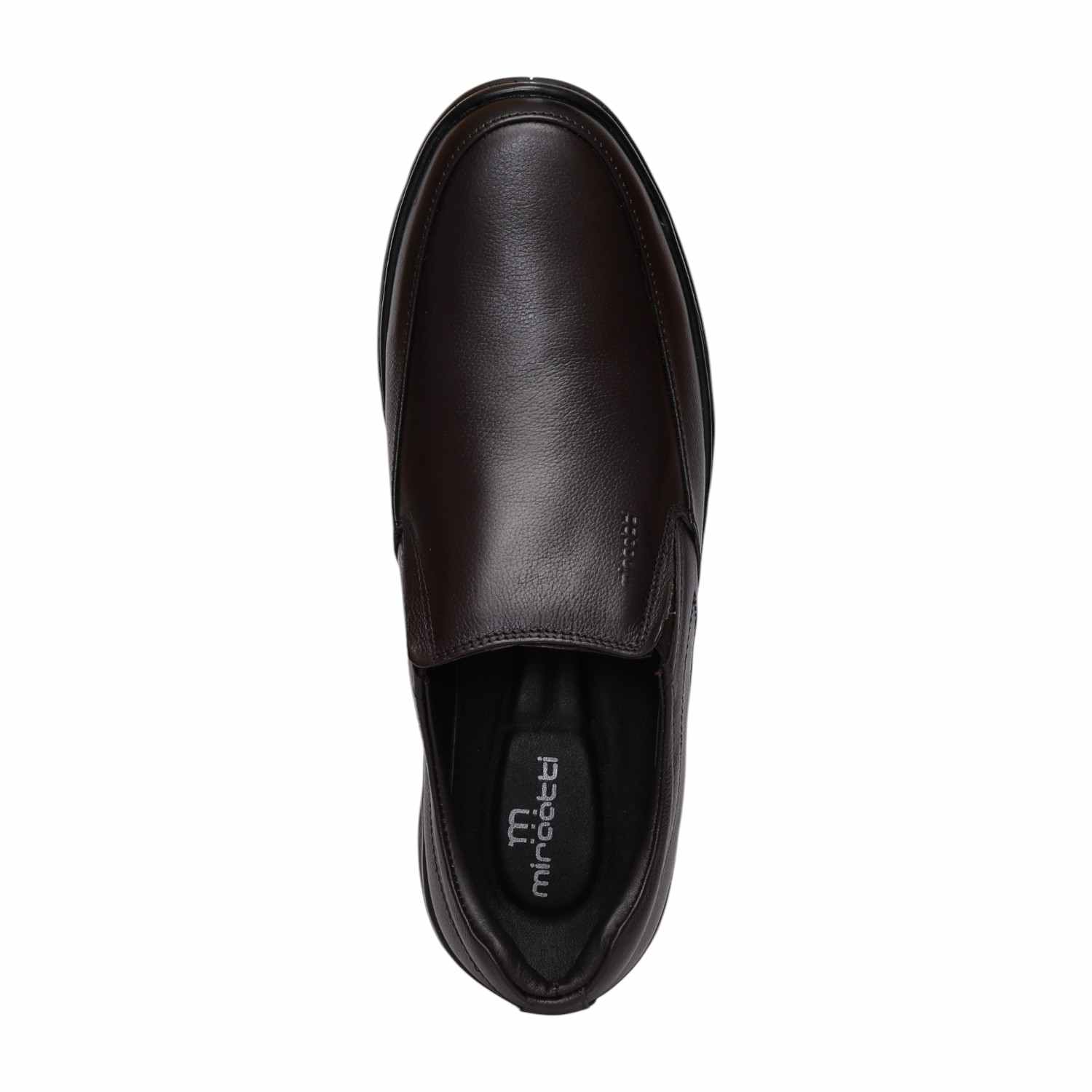 Men Brown Formal Shoes  Slip On