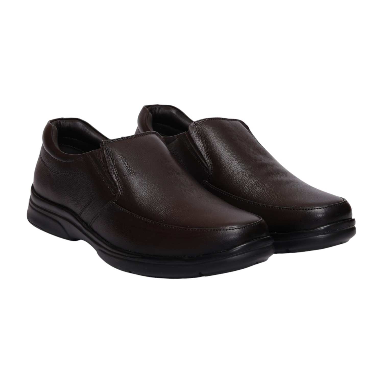 Men Brown Formal Shoes  Slip On