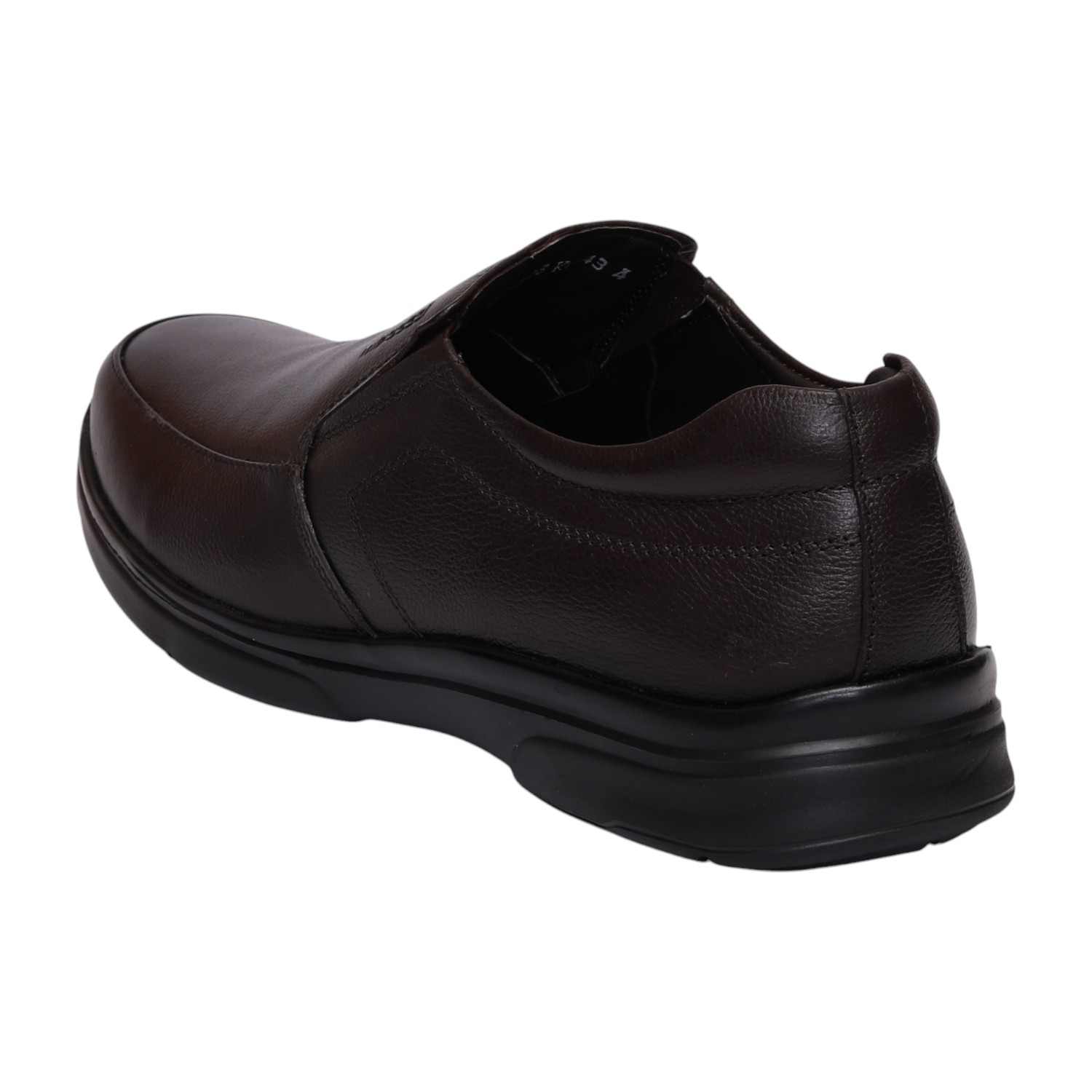 Men Brown Formal Shoes  Slip On