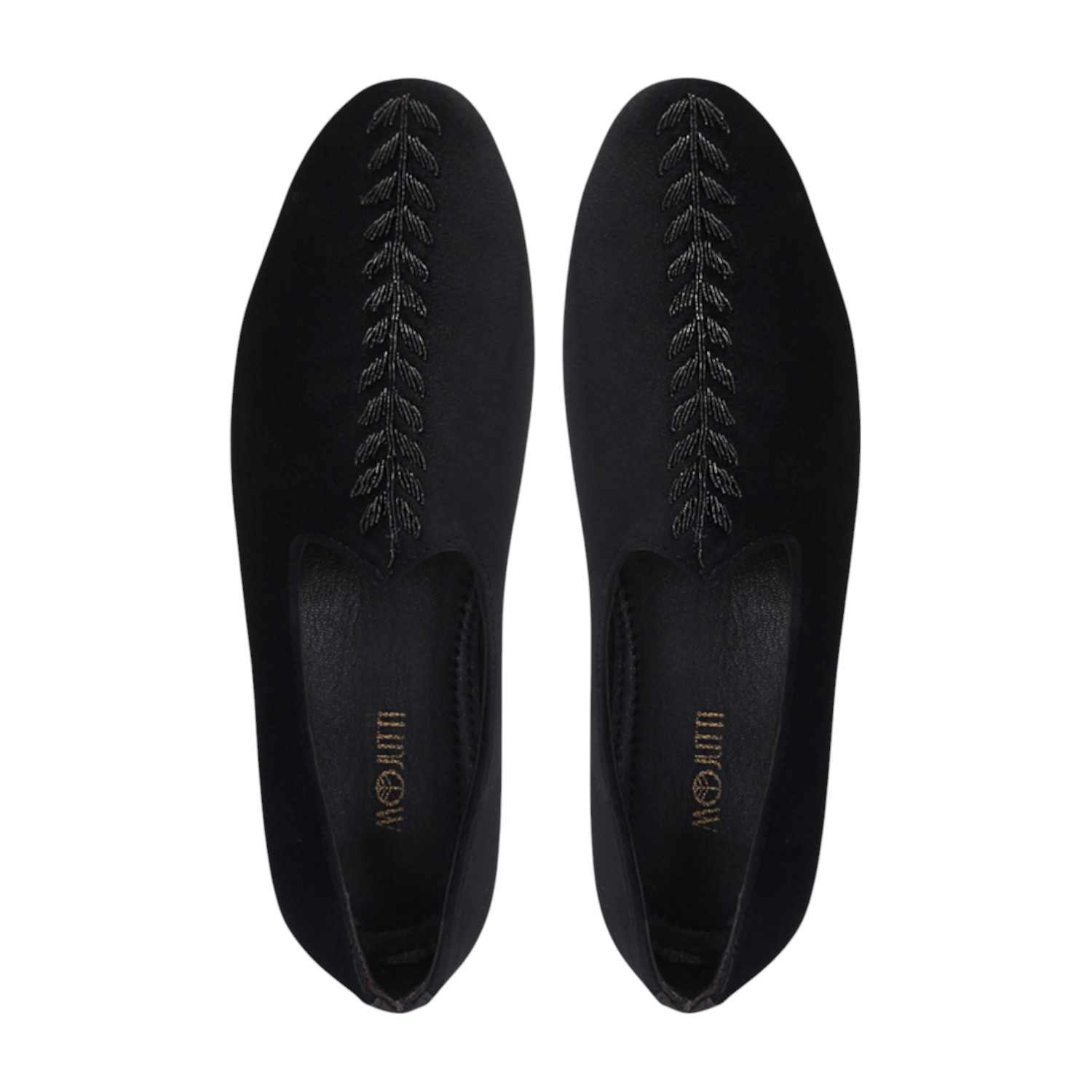 Men Black Ethnic Joothis Slip On