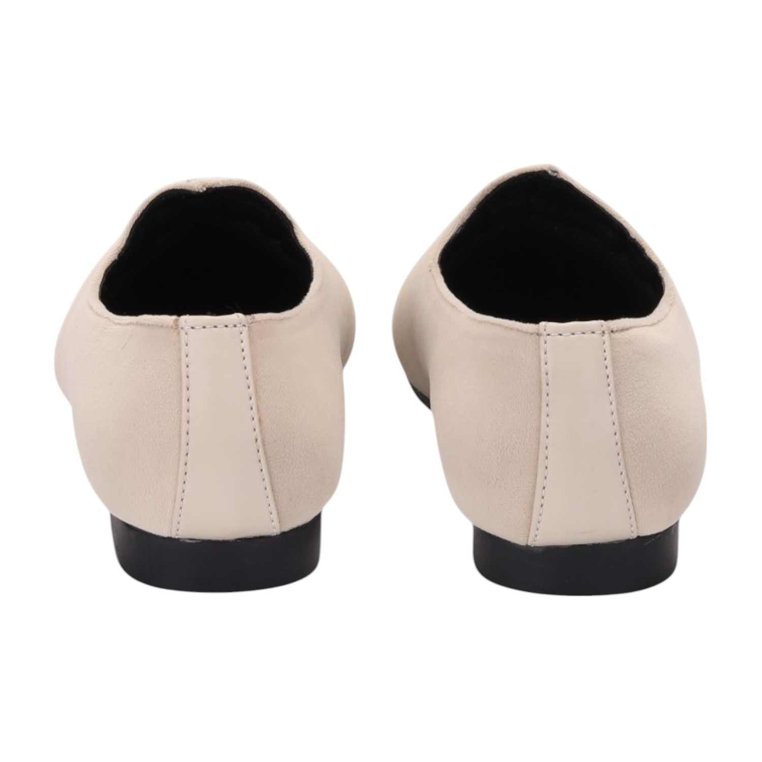 Men Cream Ethnic Joothis Slip On