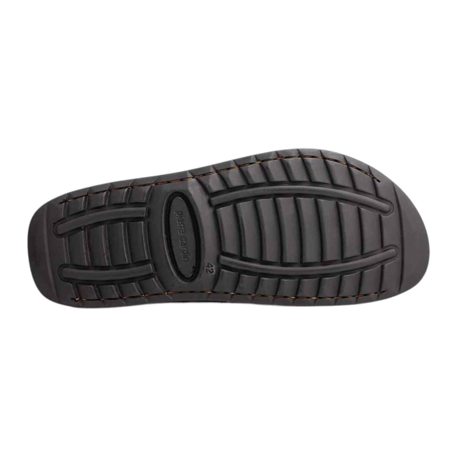 Pierre Cardin | Men's leather Thong Camel|4
