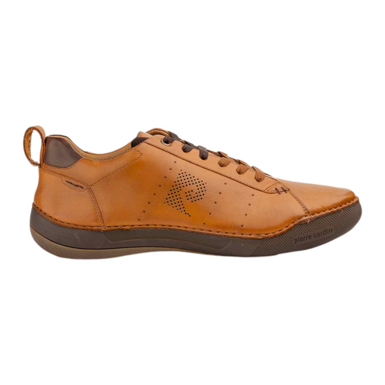 Pierre Cardin | Mens Shoe Casual Laceup Cognac|1