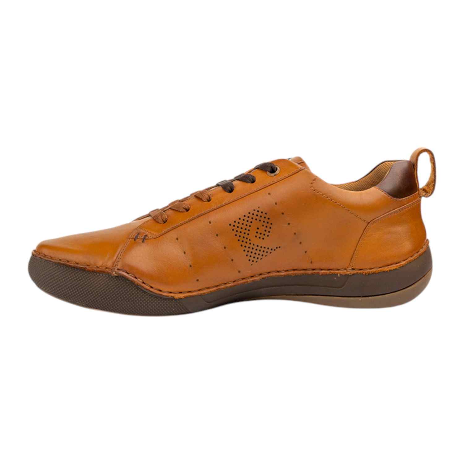 Pierre Cardin | Mens Shoe Casual Laceup Cognac|2