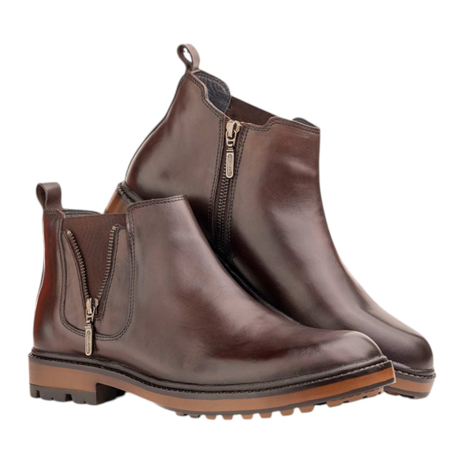 Mens Boot Slipon Café