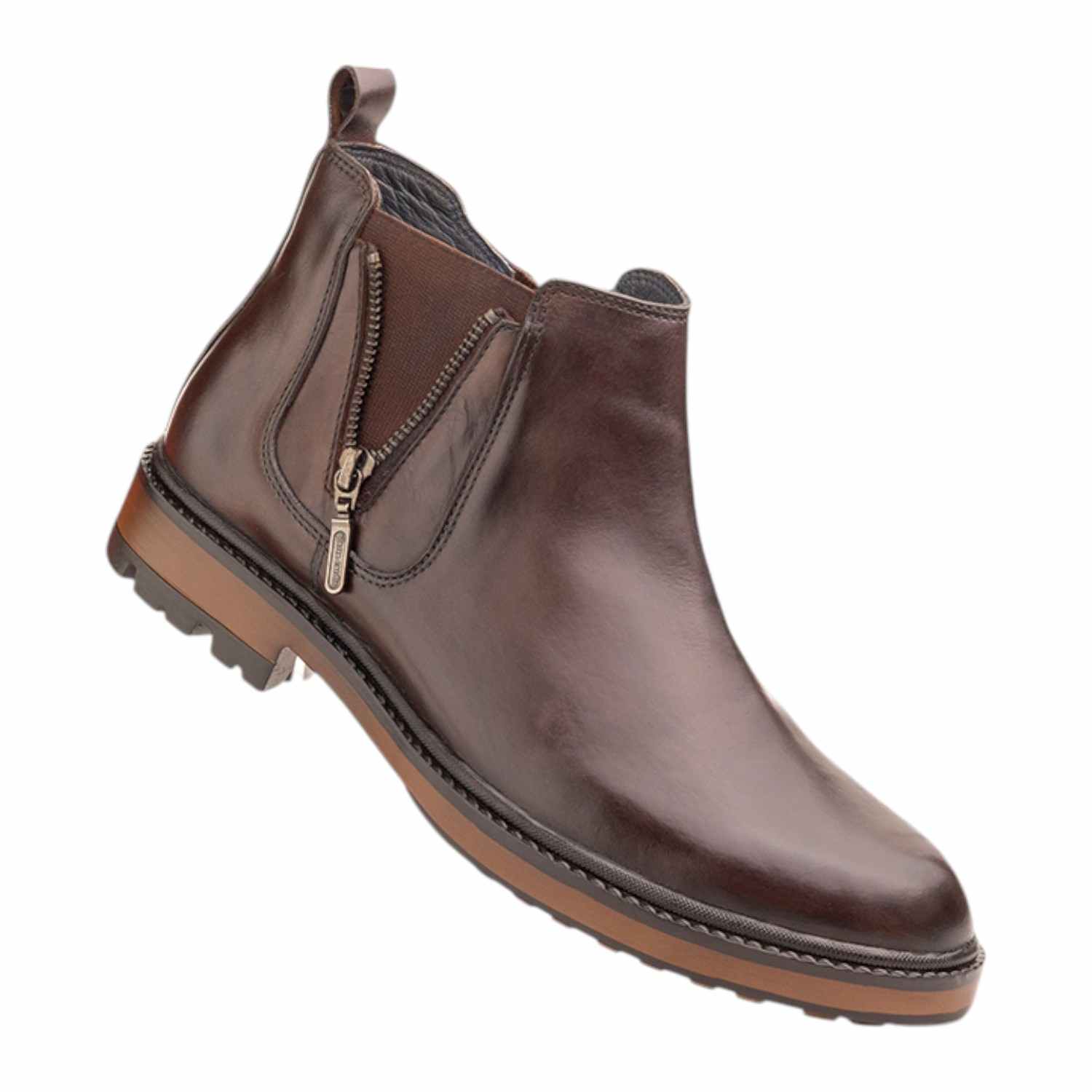 Mens Boot Slipon Café