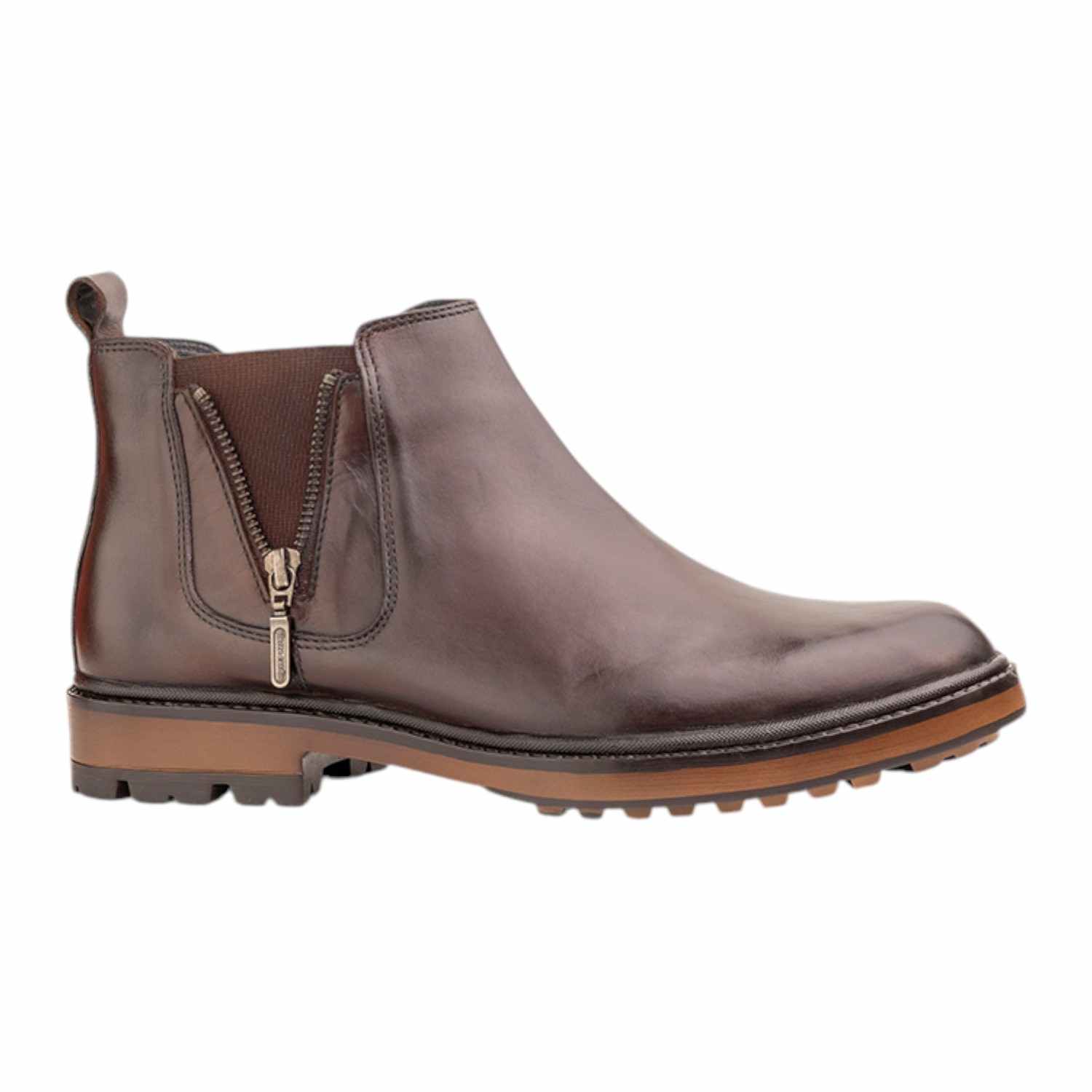 Mens Boot Slipon Café