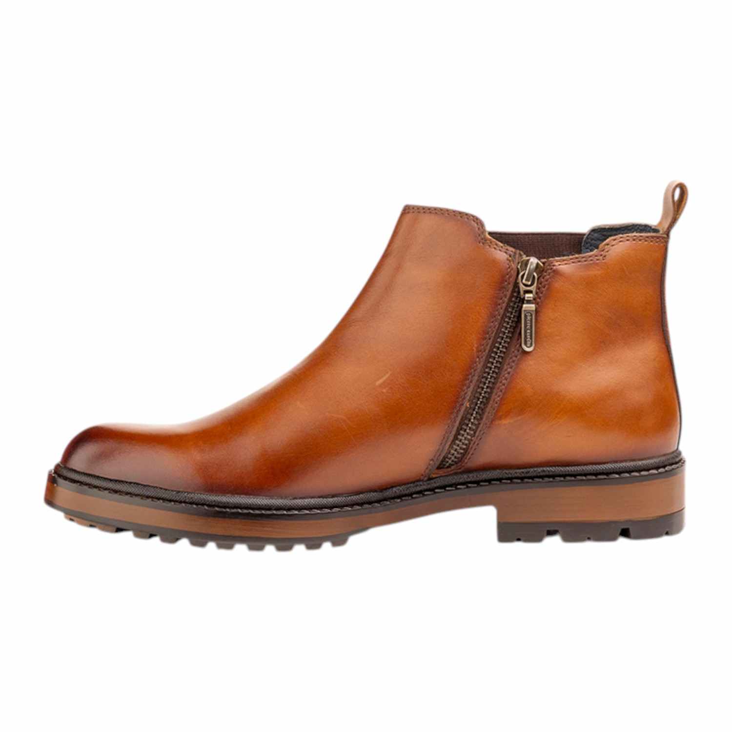 Mens Boot Slipon Cognac