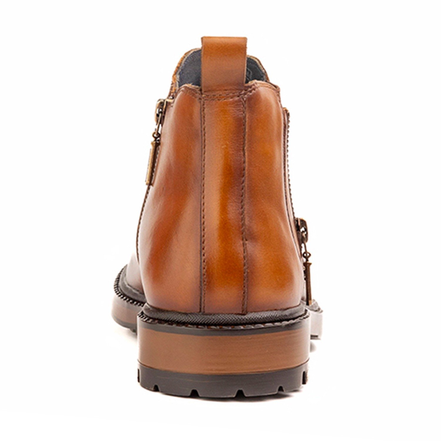 Mens Boot Slipon Cognac
