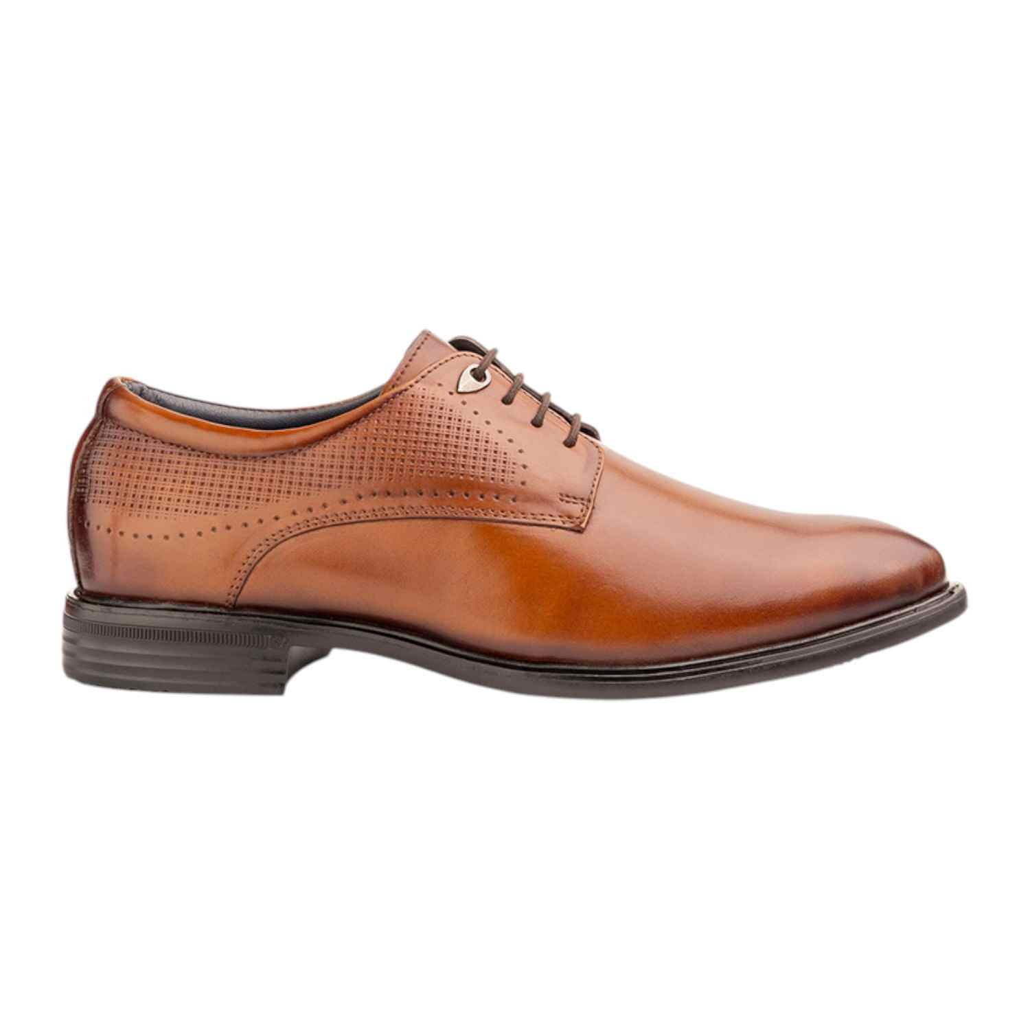 Mens Shoe Formal Laceup Cognac