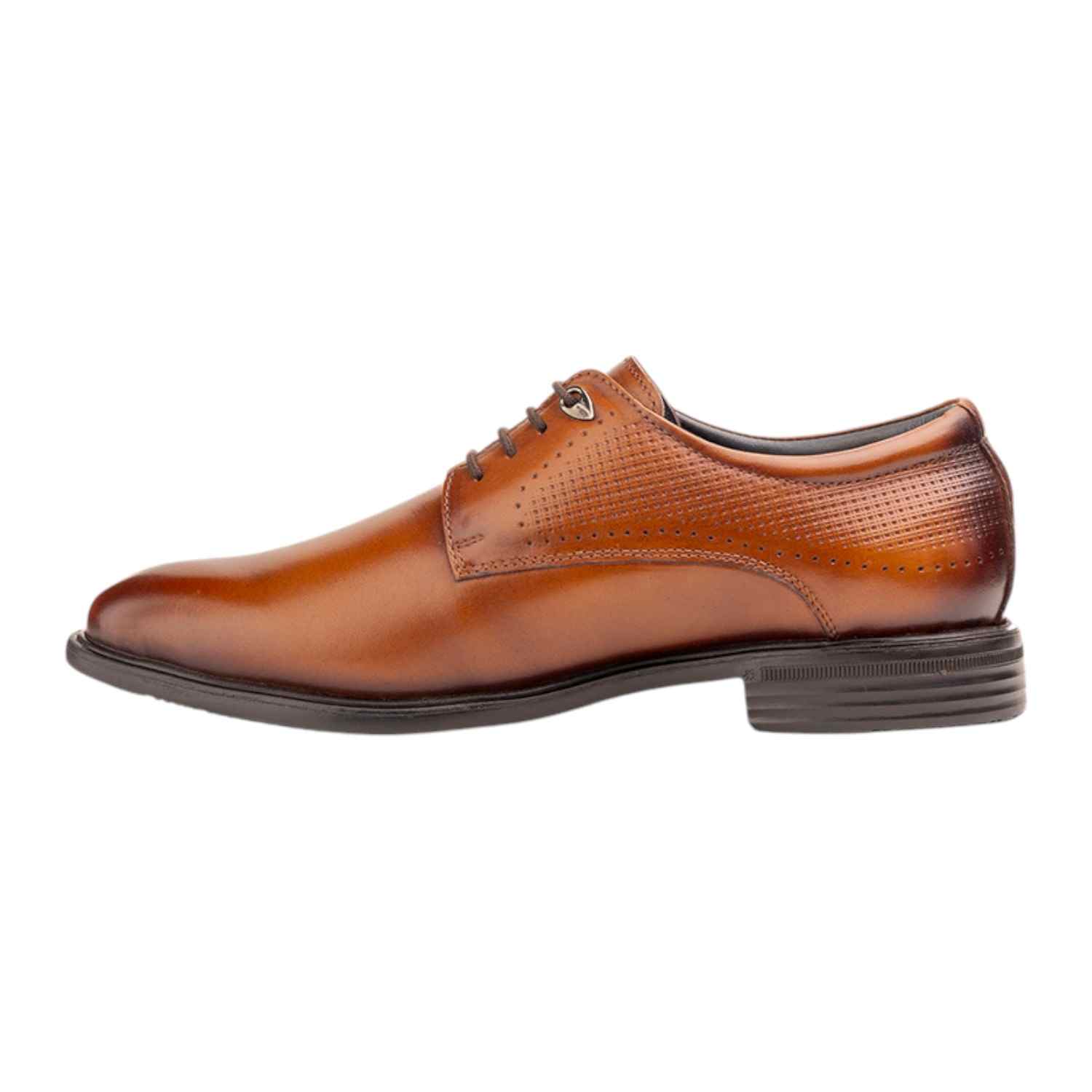 Mens Shoe Formal Laceup Cognac