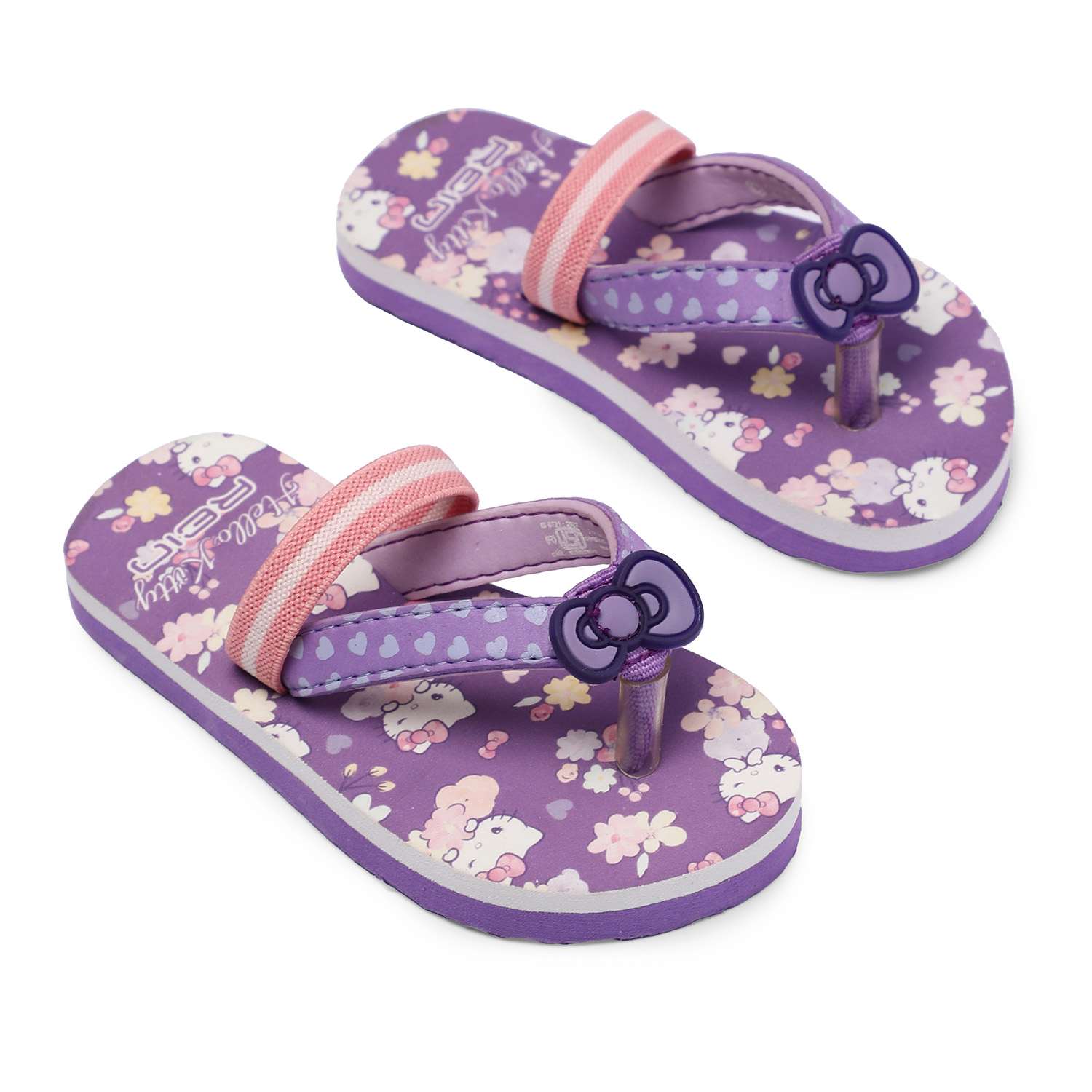 Purple Hello Kitty Flipflops for Girls