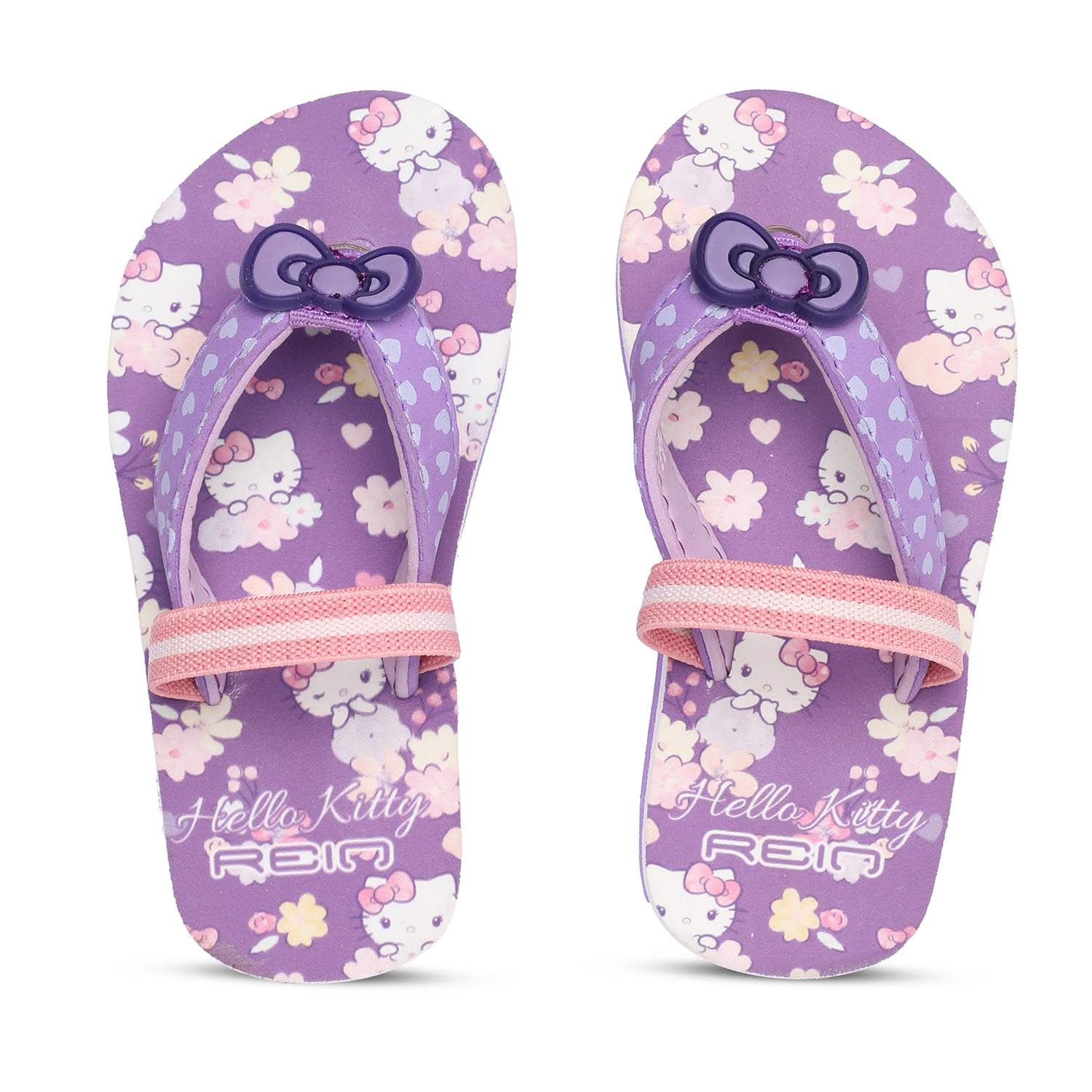 Purple Hello Kitty Flipflops for Girls