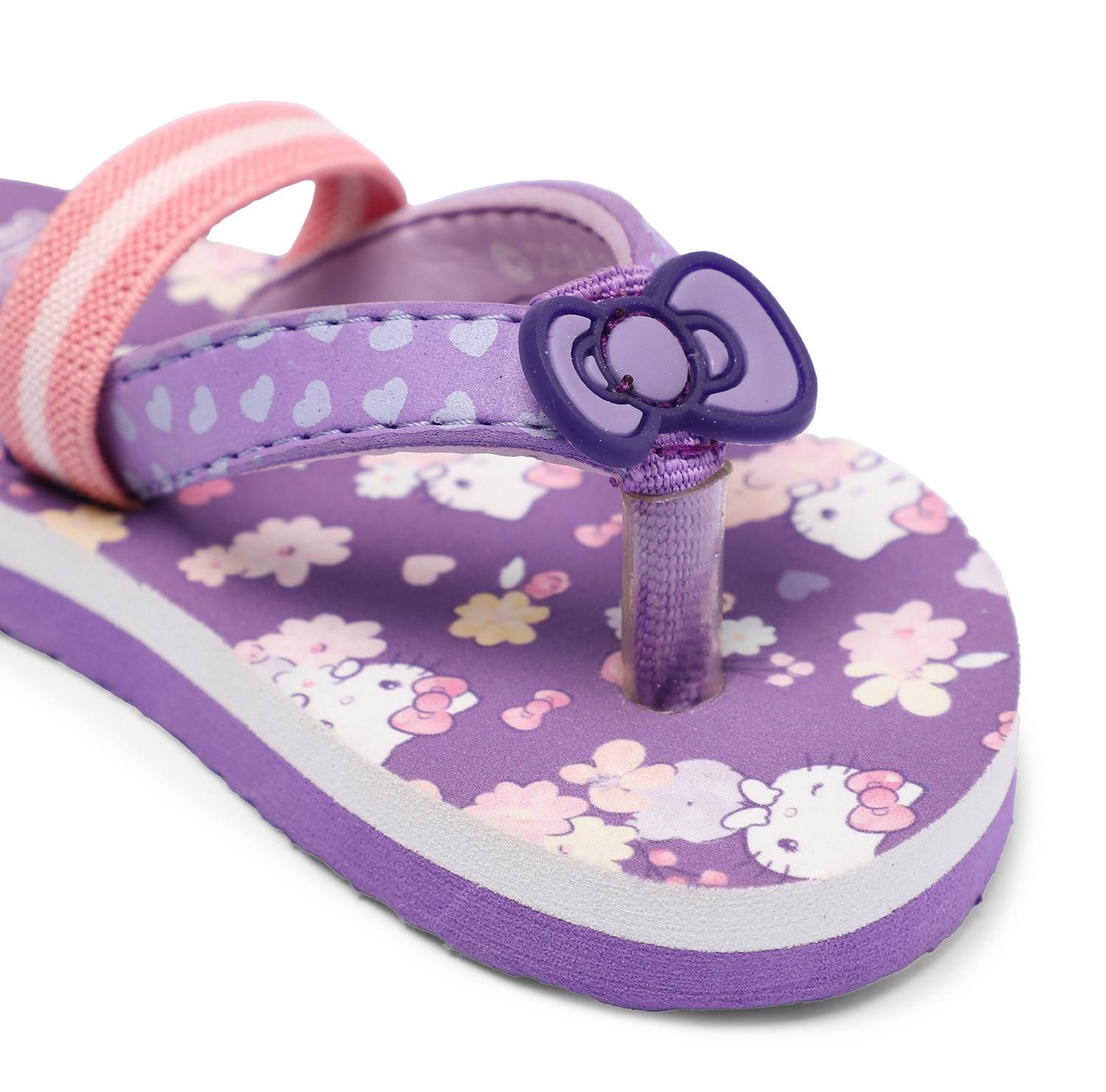 Purple Hello Kitty Flipflops for Girls