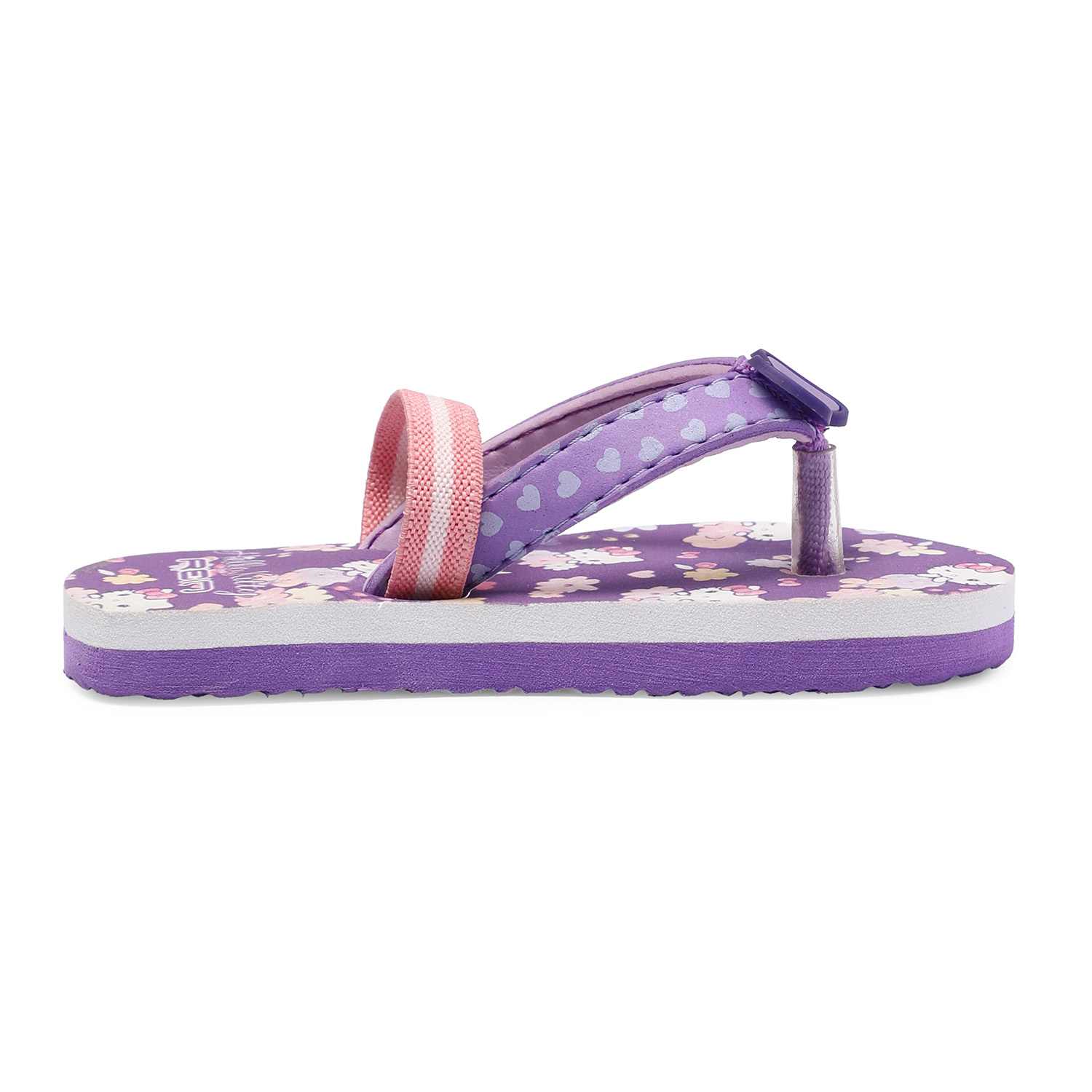 Purple Hello Kitty Flipflops for Girls