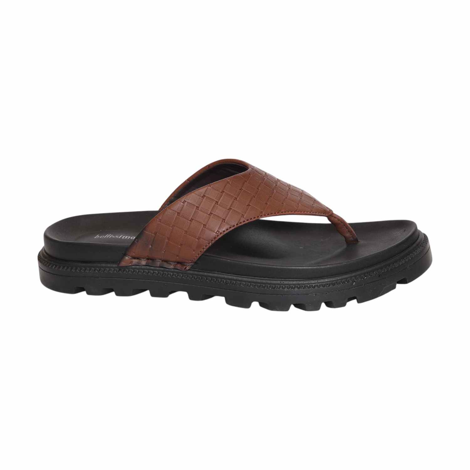 Men Brown Comfort Thong